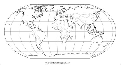 Free Printable Blank Outline Map Of World Png Pdf 10 Best Blank World