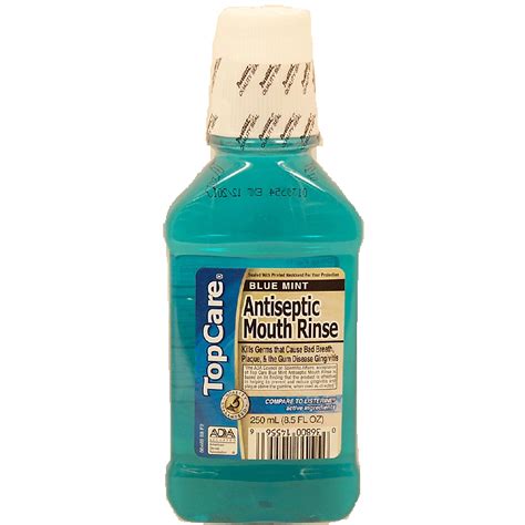 Top Care Blue Mint Antiseptic Mouth Rinse 85fl Oz