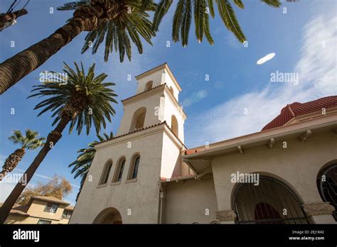 Daytime View Of The Historic Skyline Of Downtown Riverside California