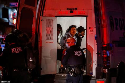New York City Cracks Down After Dark More Than 280 Are Arrested For Breaking 8pm Curfew Daily