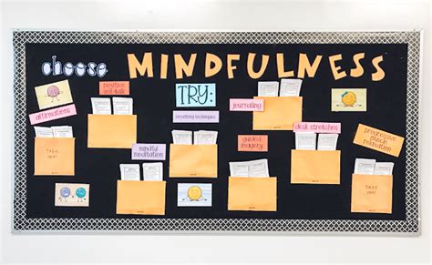 How To Use A Mindfulness Bulletin Board In Your School High School