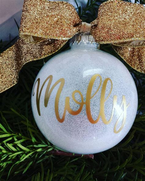 Christmas Ornaments Personalized Custom Name Ornament Etsy