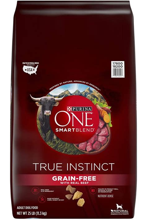 Purina one smartblend large breed puppy dry dog food. Purina ONE SmartBlend True Instinct Natural Grain-Free ...