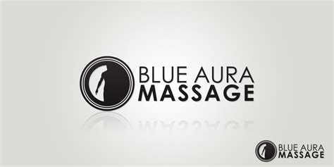 Blue Aura Massage Logo Marco Sebastian San Diego Freelance User Experience Designer