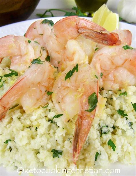 Scampi can refer to large shrimp or prawns, but is most ubiquitously the quick dish of shrimp sautéed in garlic, butter, and white wine. Shrimp Scampi with Cauliflower Rice- Keto and Low Carb - Keto Cooking Christian