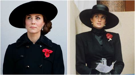 Kate Middleton Draws Princess Diana Comparisons In Remembrance Day
