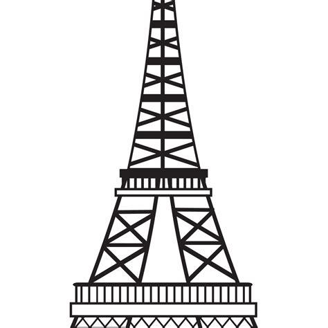 Drawing Of Eiffel Tower Clipart Best