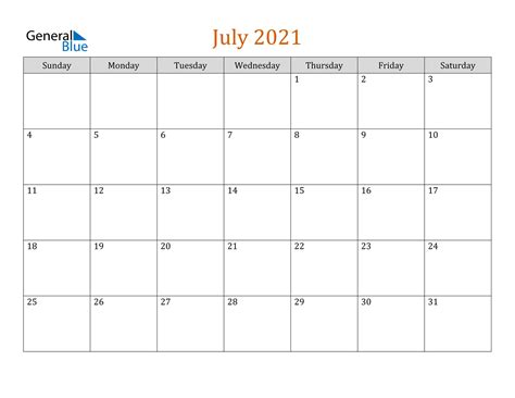 All excel templates, pdfs and images are free to download, use and customize as per your requirement. July 2021 Calendar (PDF Word Excel)