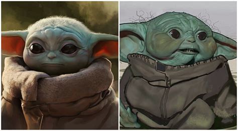 Photos Have A Look At Some Early Designs For Baby Yoda