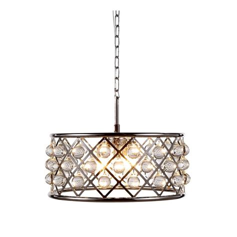 Browse a large selection of pendant light fixtures at houzz, including drum pendant lighting, industrial pendant gold finish, this elegant modern pendant light is a perfect choice for hallway/kitchen. Elegant Lighting Madison 5-Light Polished Nickel Royal Cut ...