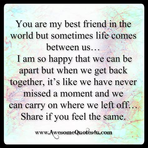 Awesome Quotes You Are My Best Friend