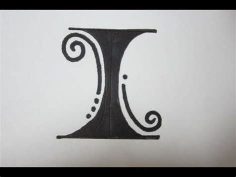 Learn how to change your text into fancy text with this free online unicode converter. Fancy Letters - How To Draw Fancy Letters - The letter I ...
