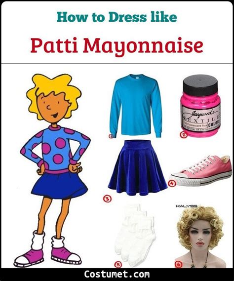 Patti Mayonaisse Doug Costume For Cosplay And Halloween