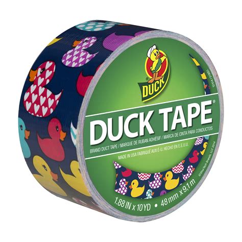 Duck Brand 188 In X 10 Yd Rubber Duck Printed Duct Tape