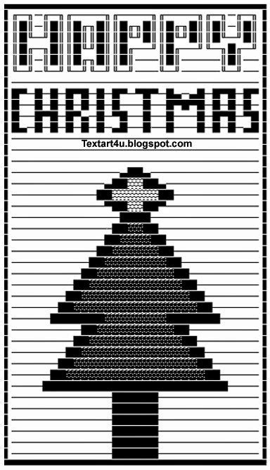 Ascii Art Christmas Pictures Ladercome
