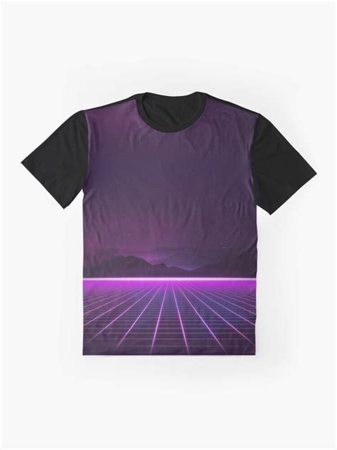 Retrowave 80s Neon Glow Grid Pattern T Shirt By Slapstyk Redbubble
