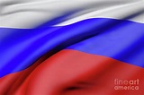 Russian Federation flag waving Digital Art by Enrique Ramos Lopez