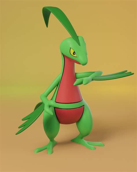 Stl File Pokemon Grovyle・3d Printing Idea To Download・cults