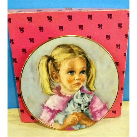 1978 Jennifer And Jenny Fur By Marian Carlsen Collector Plate Etsy