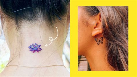 Beautiful Back Of Neck Flower Tattoos For Females Get Inspired With These Gorgeous Designs