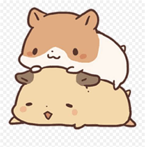 Hamster Clipart Kawaii Hamster Cute Clipart Png Emojihamtaro Emojis