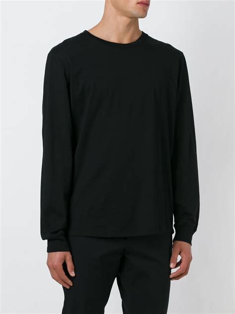Lyst Dolce And Gabbana Long Sleeve T Shirt In Black For Men