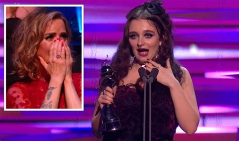 Coronation Streets Mollie Gallagher In Tears After Nta Win Dream Come