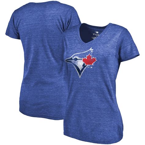 Toronto Blue Jays Fanatics Branded Womens Primary Distressed Team Tri