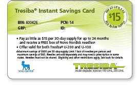 Preferred drugs are subject to annual review. Get Instant Savings | Tresiba® (insulin degludec injection ...
