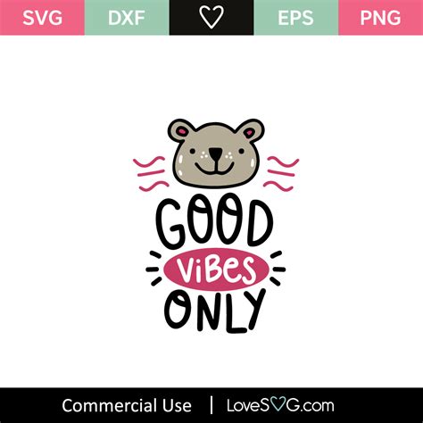 Good Vibes Only Svg Cut File