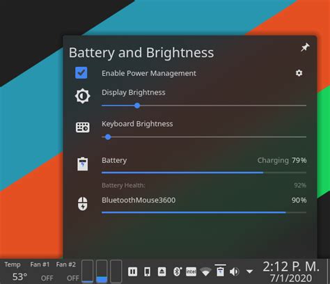 Redesigned Battery Flyout Rwindows10