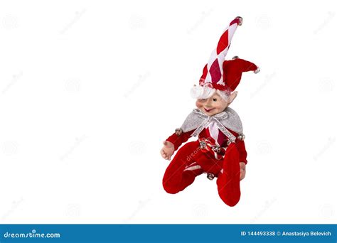 Harlequin Soft Toy Isolated On White Background Stock Photo Image Of