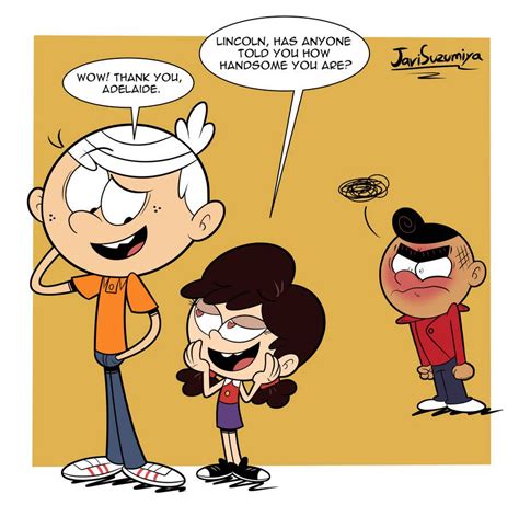 Lincoln And Adelaide By Javisuzumiya On Deviantart Bart Simpson Loud House Fanfiction Loud