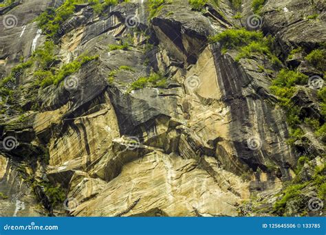 Cliffs Overgrown With Moss Stock Photo Image Of Rock 125645506