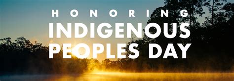 indigenous peoples day banner