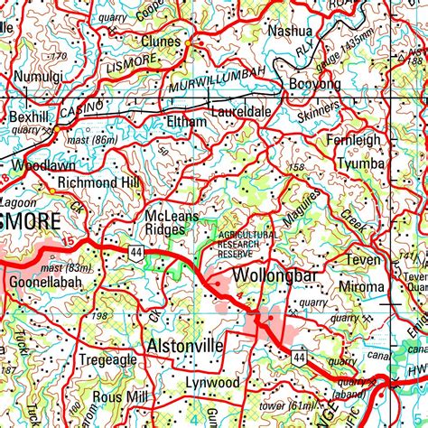 Lismore Special Sh56 07 Map By Geoscience Australia Avenza Maps