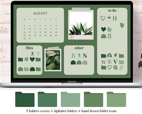 Editable Desktop Wallpaper Organizer Calendar 2021 Desktop Wallpaper