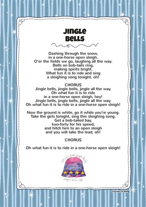 Jingle Bells Kids Video Song With Free Lyrics And Activities