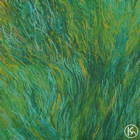 Grass Seeds By Barbara Weir From Utopia Central Australia Created A 61 X 61 Cm Acrylic On