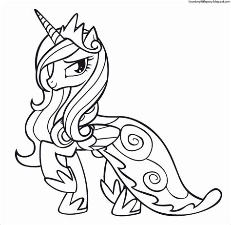 Download Princess Celestia Coloring Pages Dessin My Little Pony