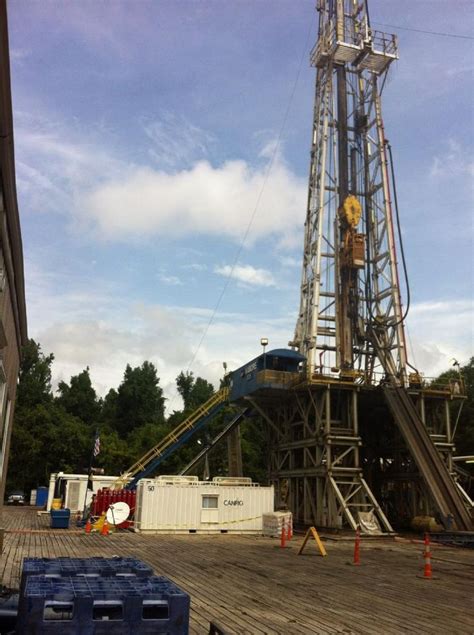 Exploration Drilling In Southern Louisiana Drilling Rig Oil Rig