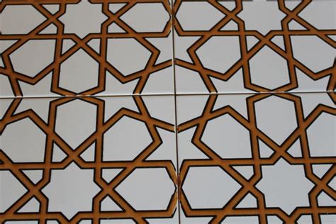 Geometric Pattern Turkish Iznik Tile Anatolian Artifacts
