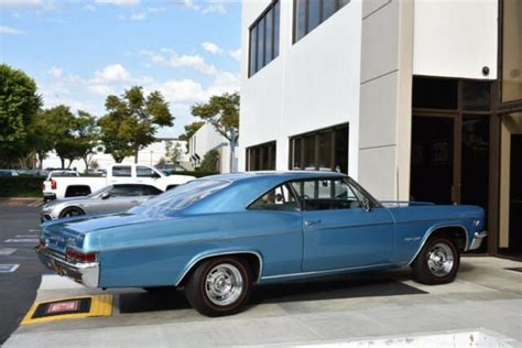 1966 Chevrolet Impala Ss Ss 427425 4 Speed 56172 Miles Marina Blue