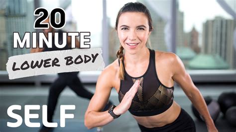 Minute HIIT Lower Body Bodyweight Workout With Tabata Finisher With Warm Up Cool Down