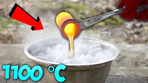 Experiment Lava Vs Dry Ice Youtube