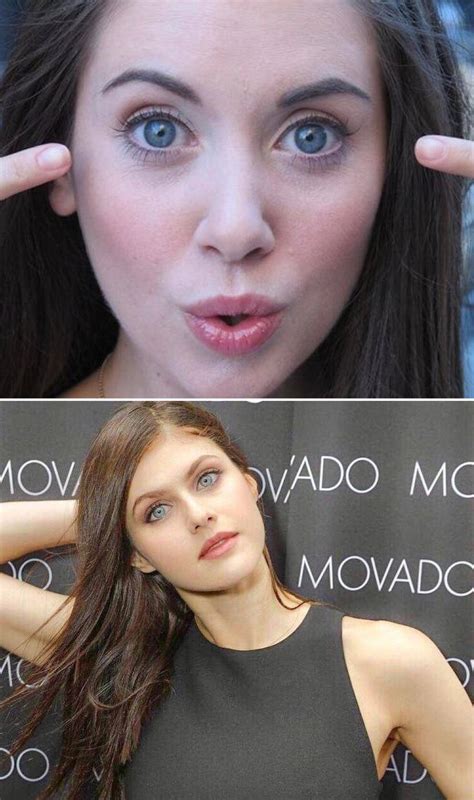 Alison Brie Or Alexandra Daddario Staring In Your Eyes Kneeling With