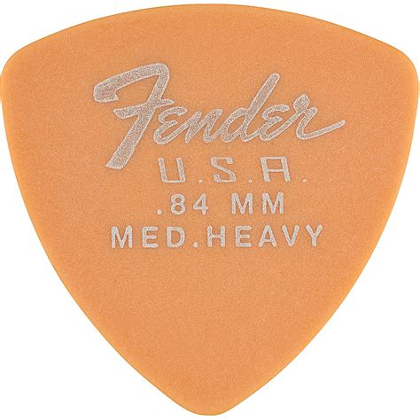 Fender 346 Dura Tone Delrin Pick 12 Pack Butterscotch Blonde 84 Mm
