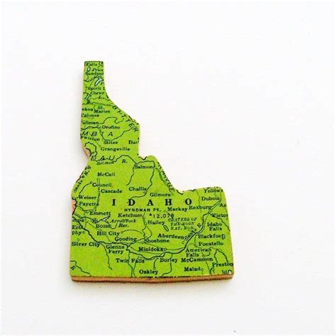 Handmade Idaho Wearable History Brooch Pin Me2designs