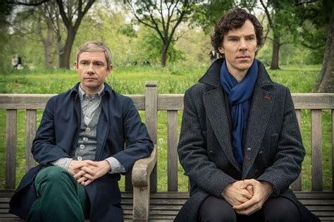 Benedict Cumberbatch And Martin Freeman As Sherlock Holmes And John