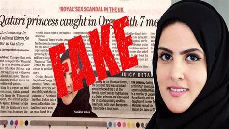 Old News About Qatari Princess Sheikha Salwa Caught With 7 Men In A